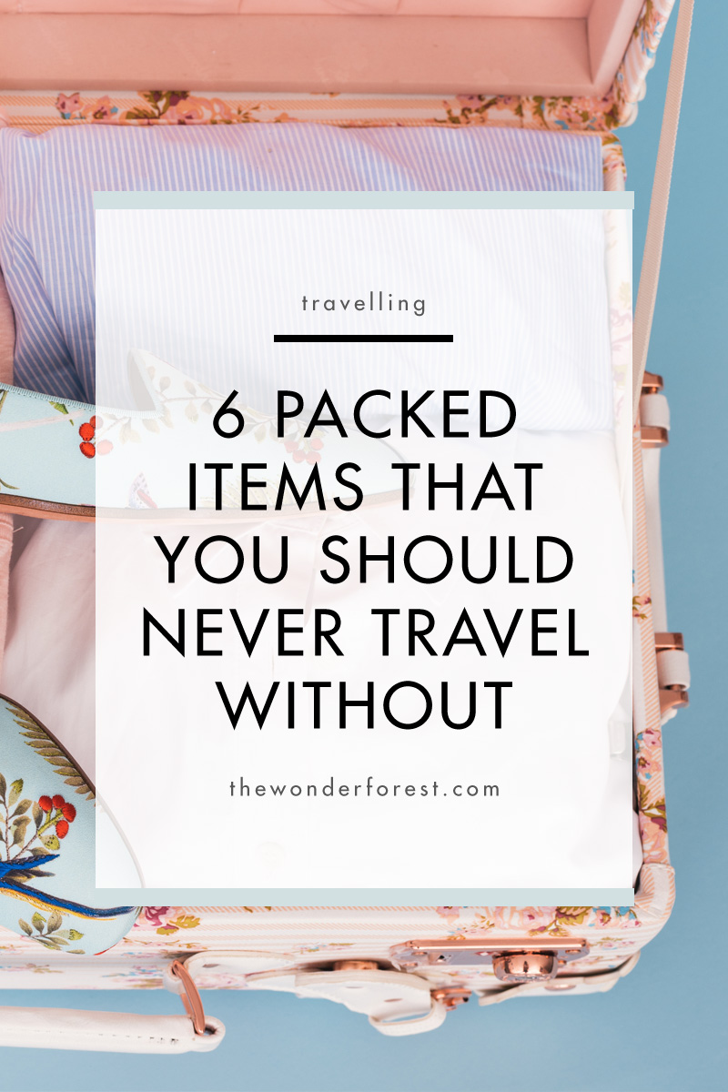 6 Packed Items That You Should Never Travel Without