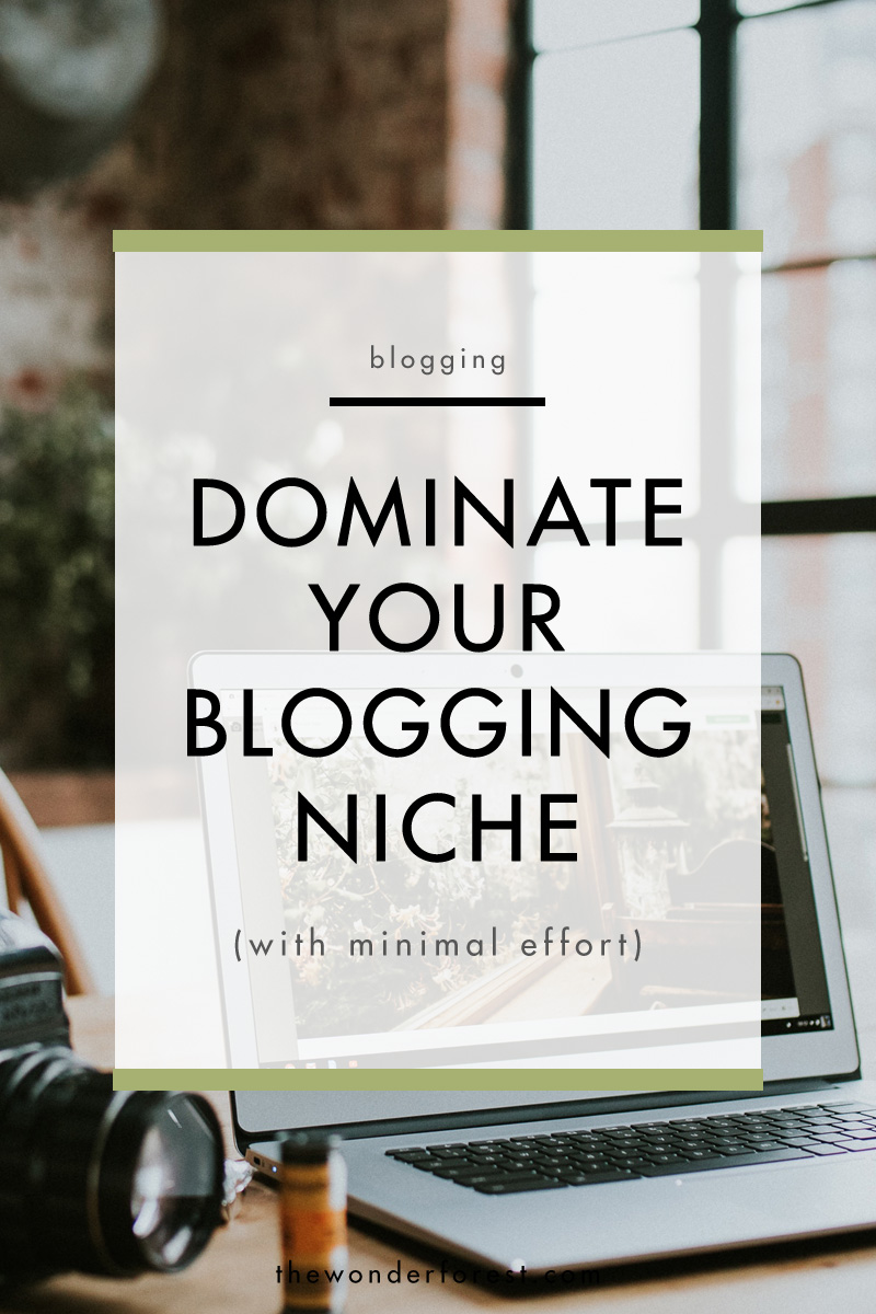 How to Dominate Your Blogging Niche (With Minimal Effort)