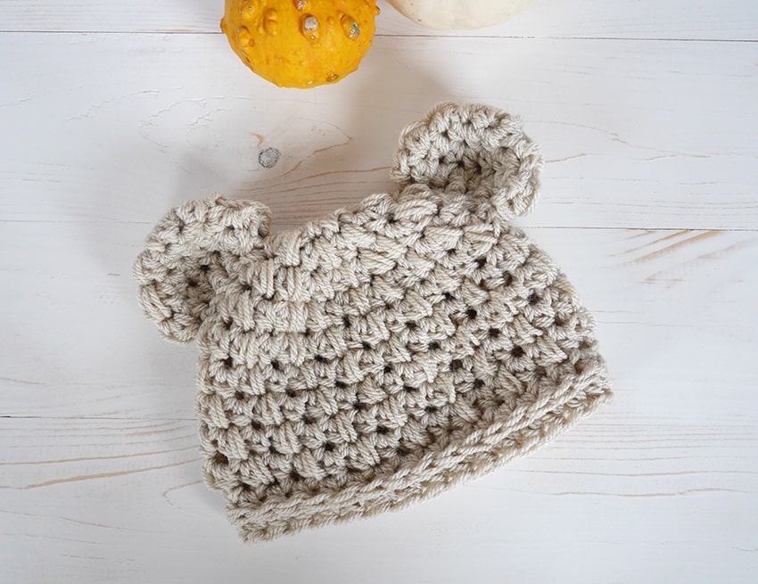 Adorable Bear Hat Crochet Tutorial