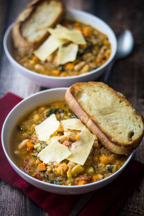 Tuscan Bean Soup by The Wanderlust Kitchen