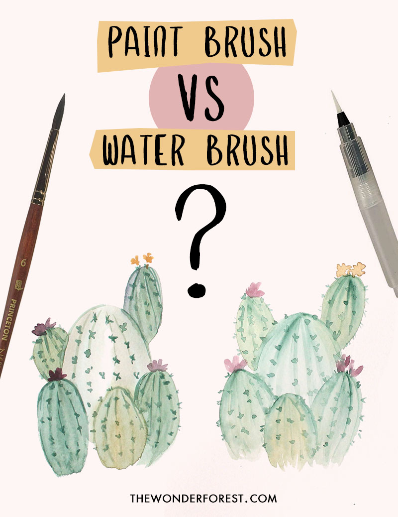 Paint Brush vs. Water Brush. Which is Better?