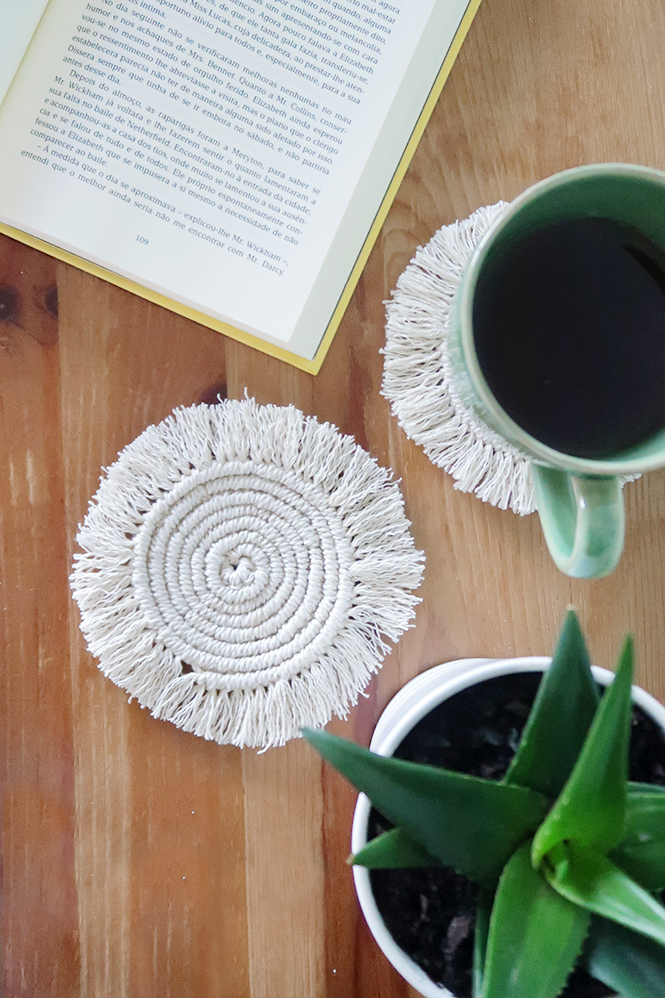 DIY Macrame Coasters