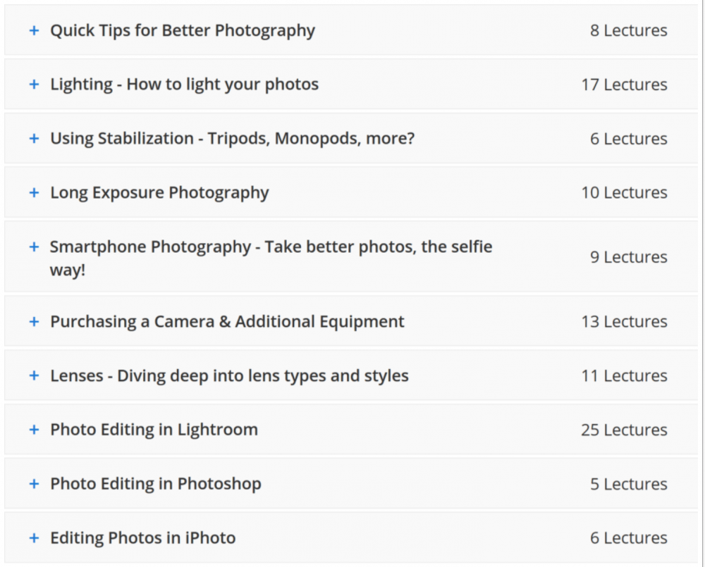 Top Photography Courses