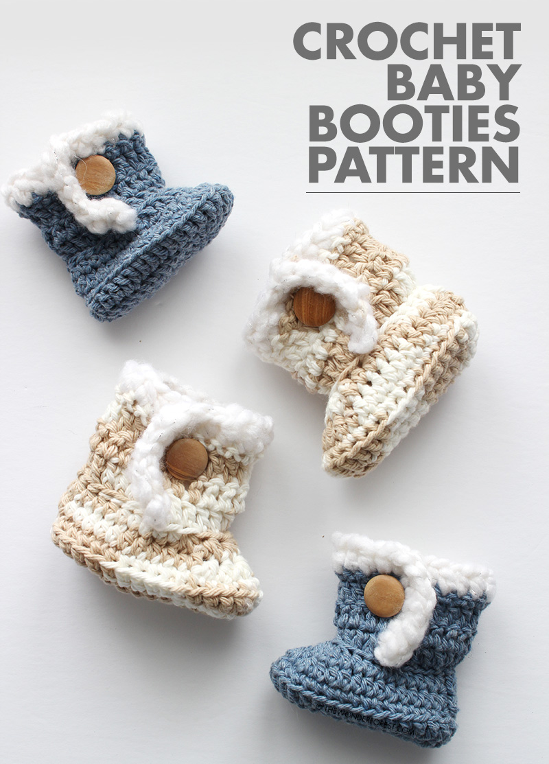 Crochet Baby Booties Free Pattern