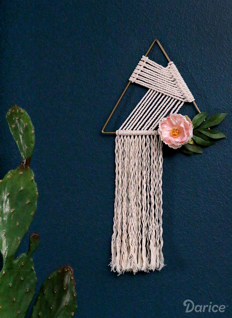 Triangle Macrame Wall Hanging