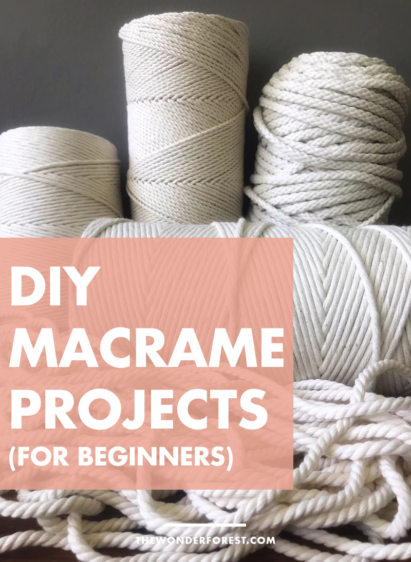 Proyectos DIY de Macrame para principiantes