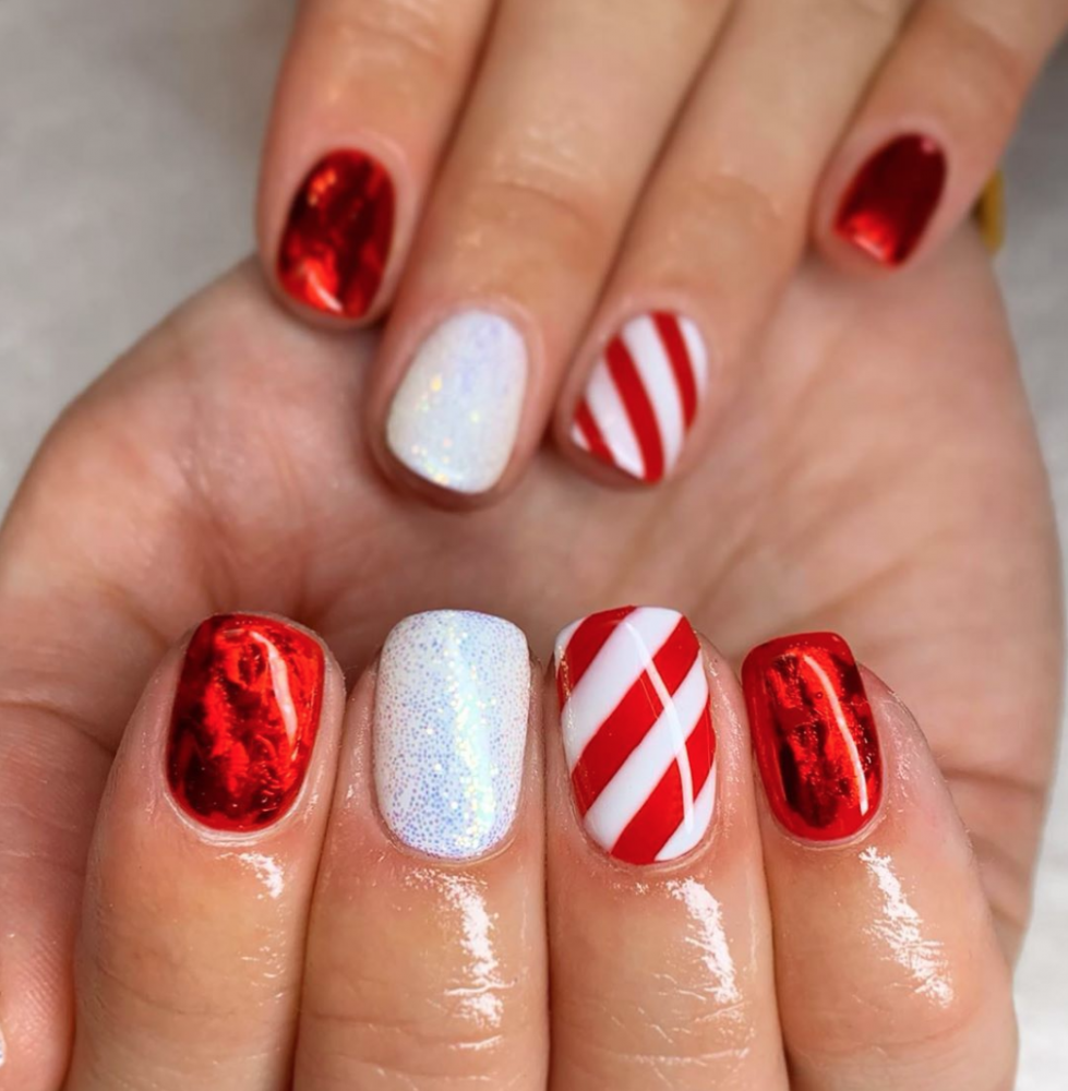 christmas holiday nails