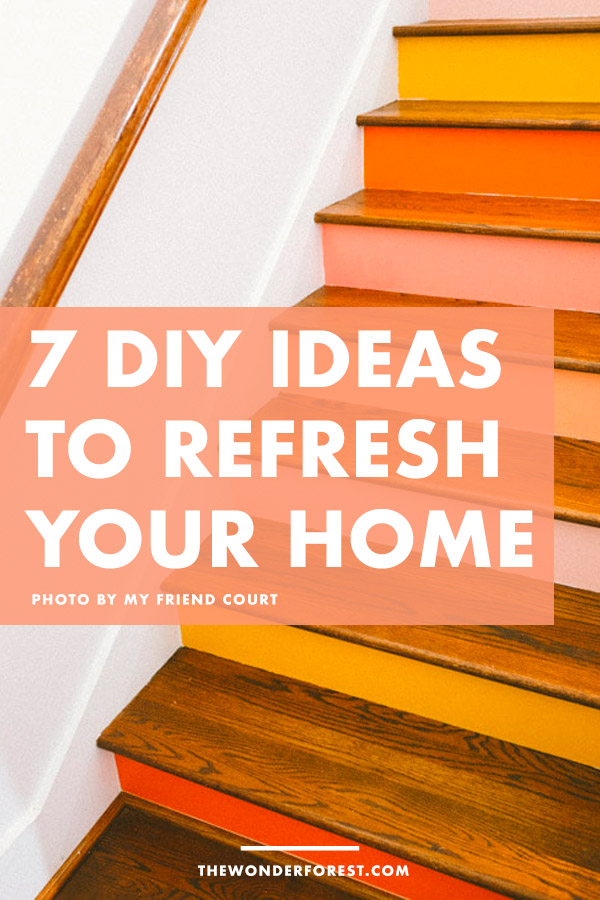 7 amazing DIY ideas that will refresh your home