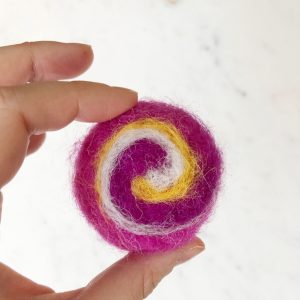 How To Make Colourful Felted Lollipops