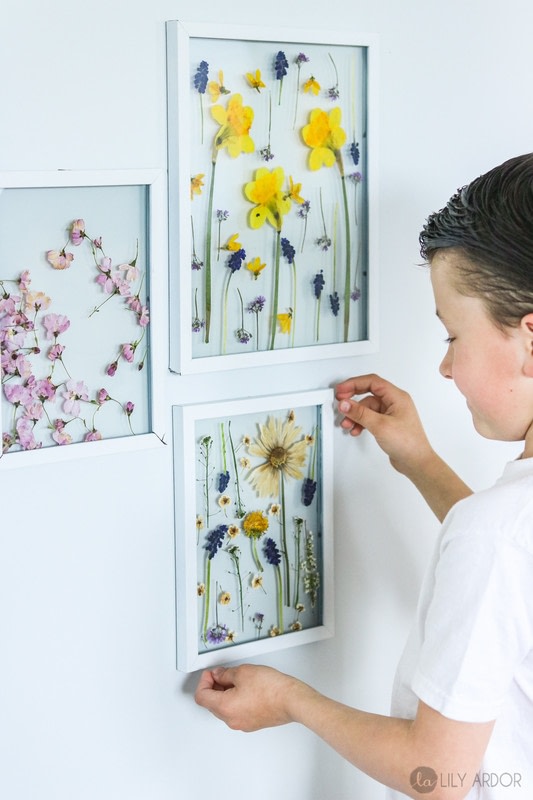 DIY Pressed Flower Art