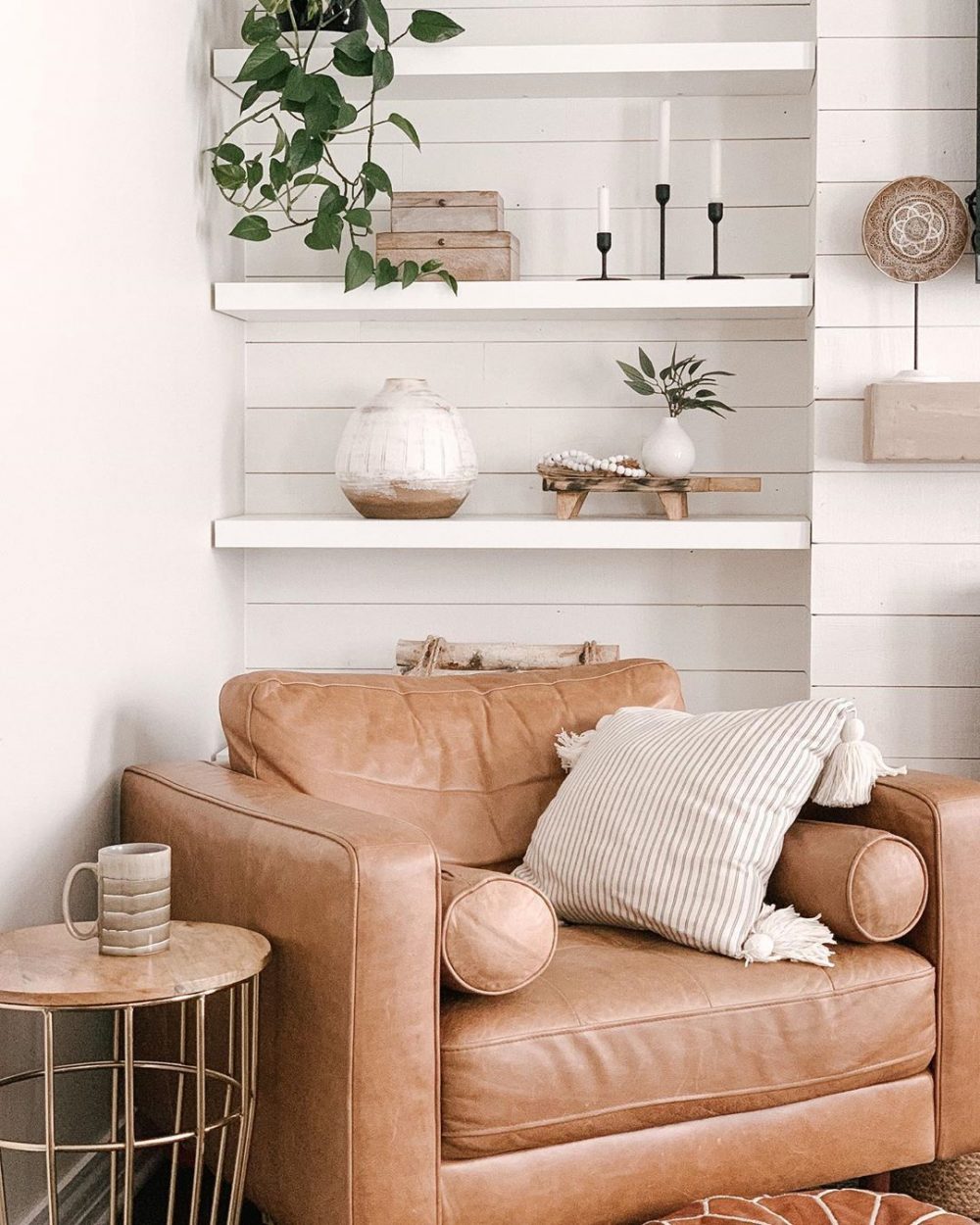 Fresh White and Tan Decor