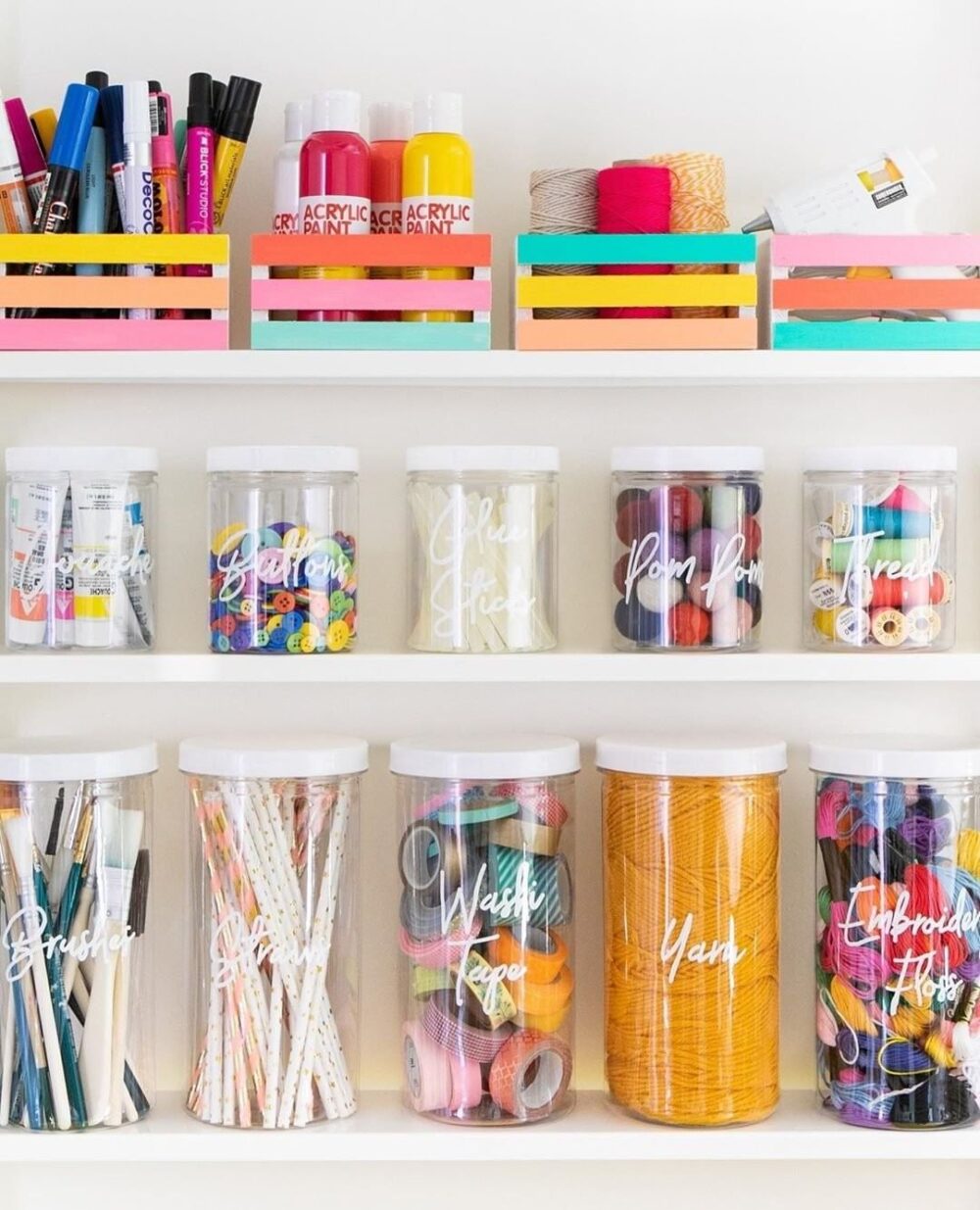 27 Clever Craft Storage Ideas for All Your Creative Supplies