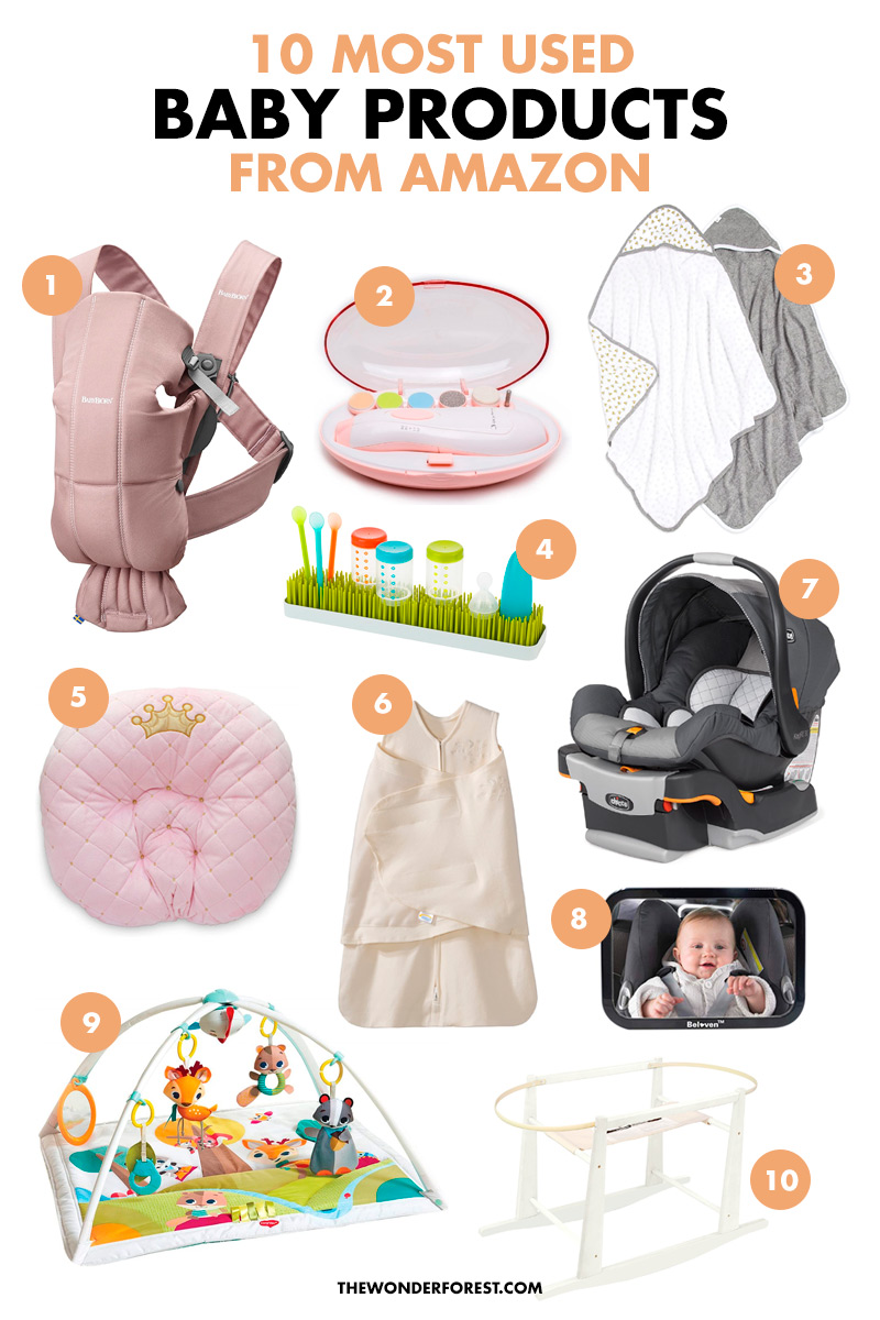 Most Used Amazon Baby Products