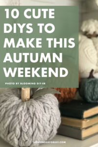 10 Cute DIYs To Make This Autumn Weekend