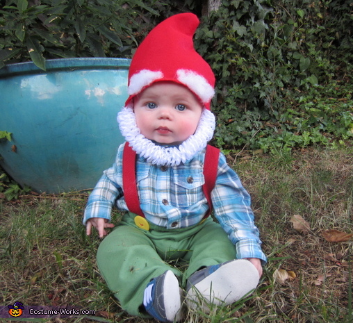 Garden Gnome DIY Baby Costume