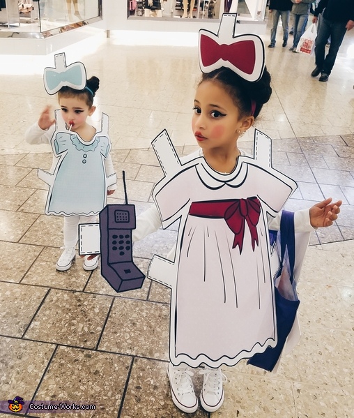 Paper Dolls DIY Costume for Kids