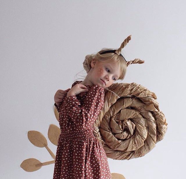 DIY Snail Kids Halloween Costume