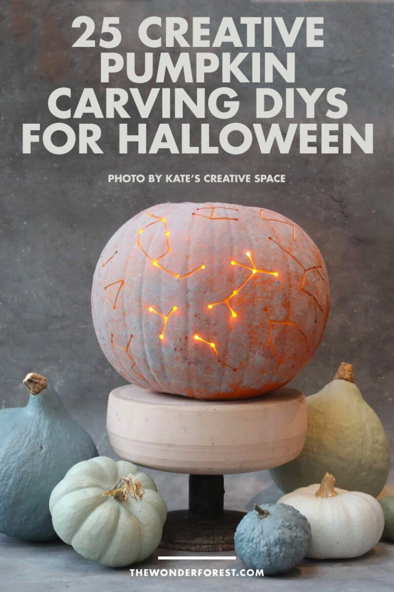 25 Creative Pumpkin Carving DIYs for Halloween (2023) - Wonder Forest