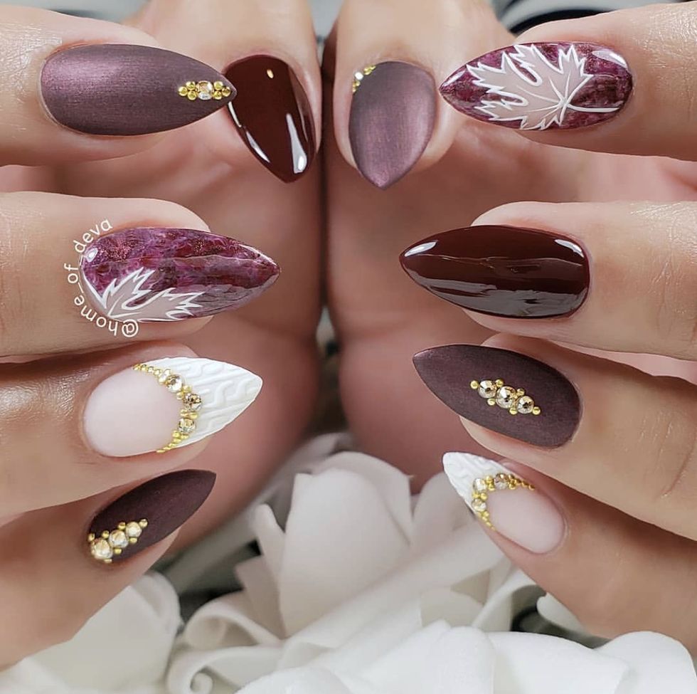 10 Fall Nail Art Ideas Trendy Designs for Autumn Wonder Forest