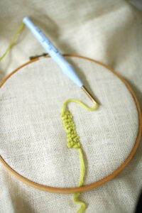 Beginner Punch Needle Tutorial: Leaf Pillow DIY