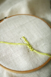 Beginner Punch Needle Tutorial: Leaf Pillow DIY