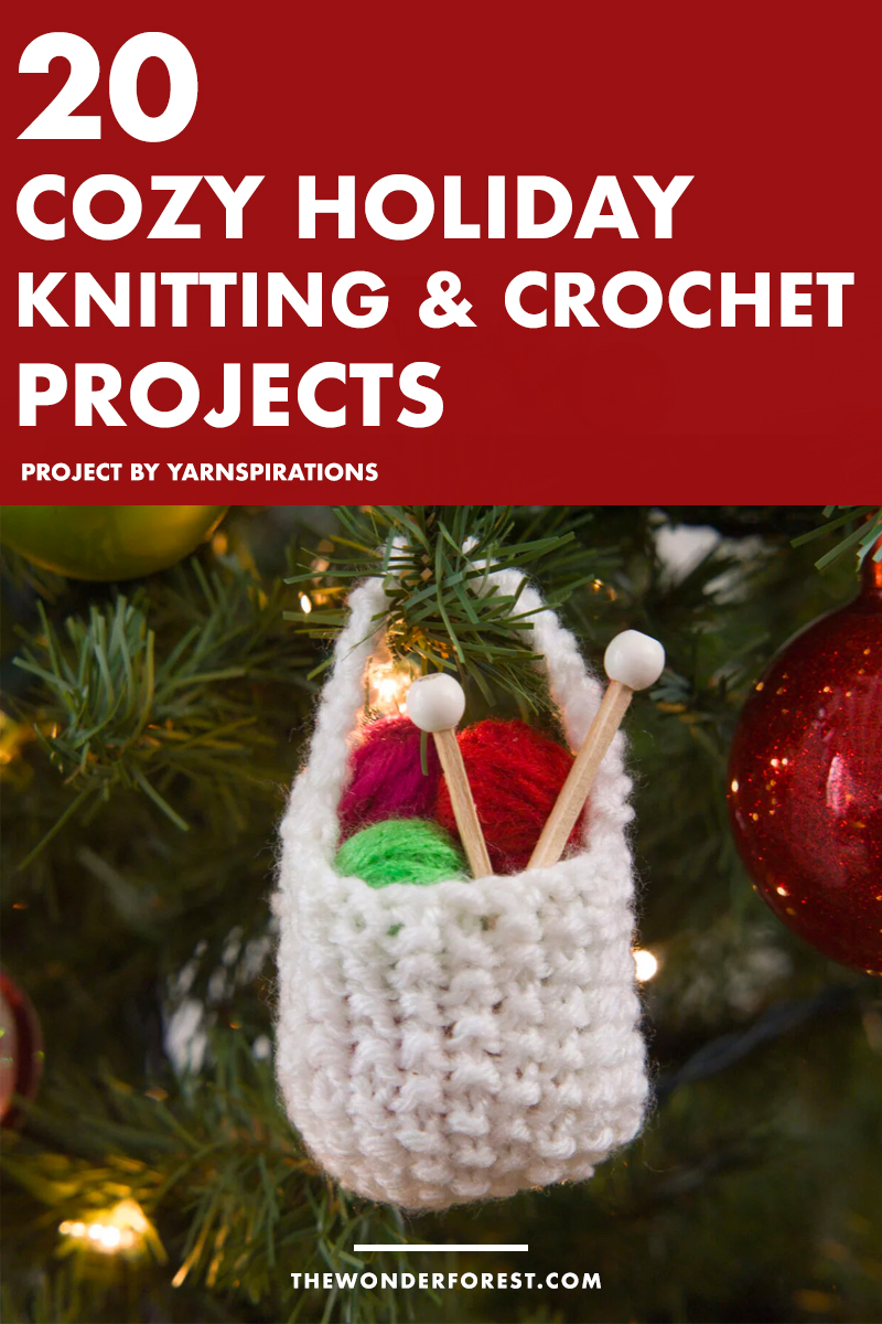 20 Cozy Holiday Inspired Knitting & Crochet Projects