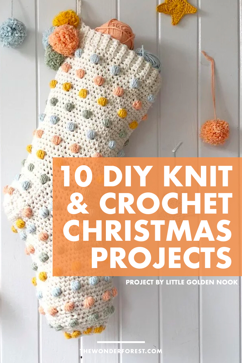 10 Adorable Knit and Crochet DIY Christmas Decorations