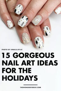 15 Gorgeous Festive Nail Art Ideas