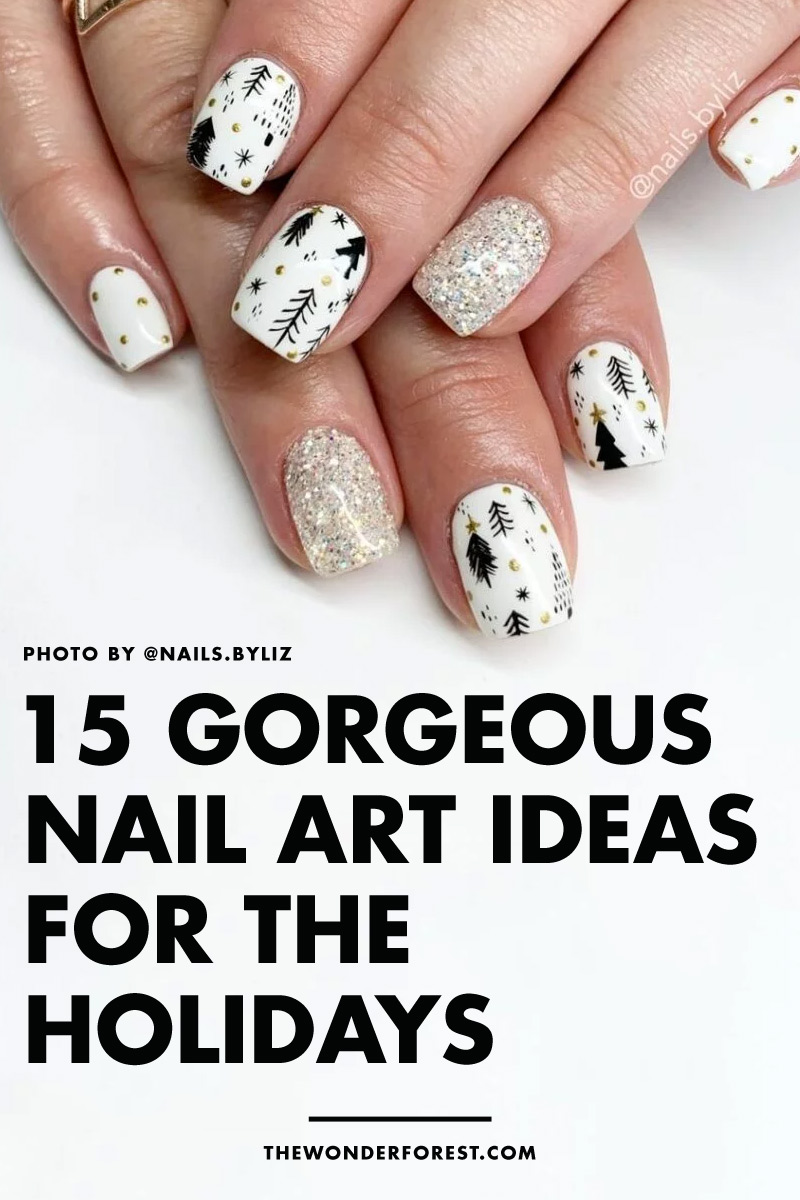 12 Newest Christmas Nail Art Ideas To Try - SoNailicious