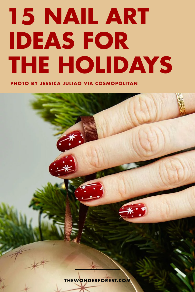 15 Gorgeous Nail Art Ideas for the Holidays - Wonder Forest