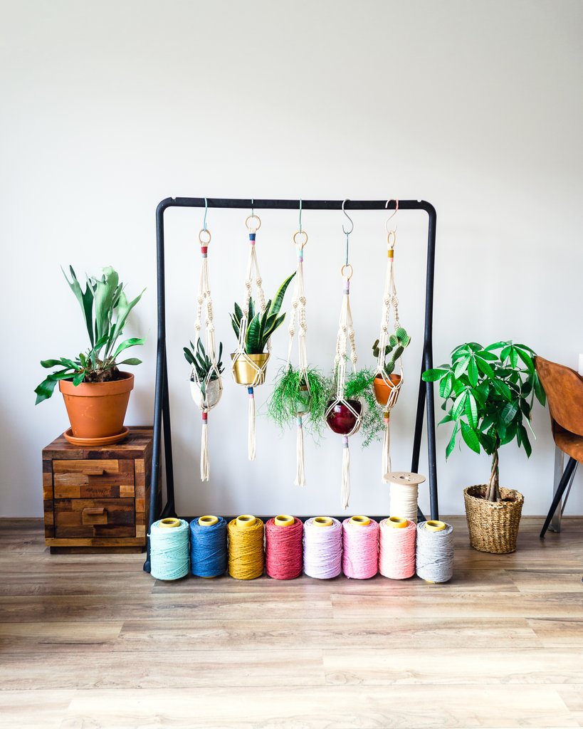 Macrame Plant Hanger Pattern Free by The Wonder Forest Blog