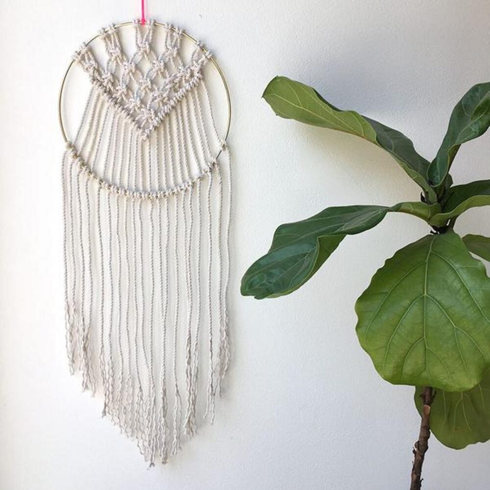 10 Free Macrame Plant Hangers and Wall Hanging Patterns