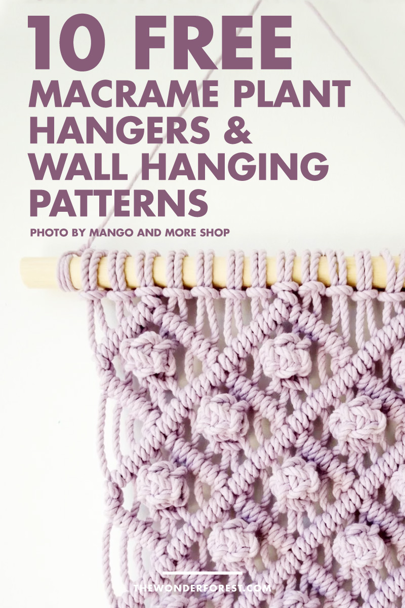 macrame wallhanging for beginners - My French Twist