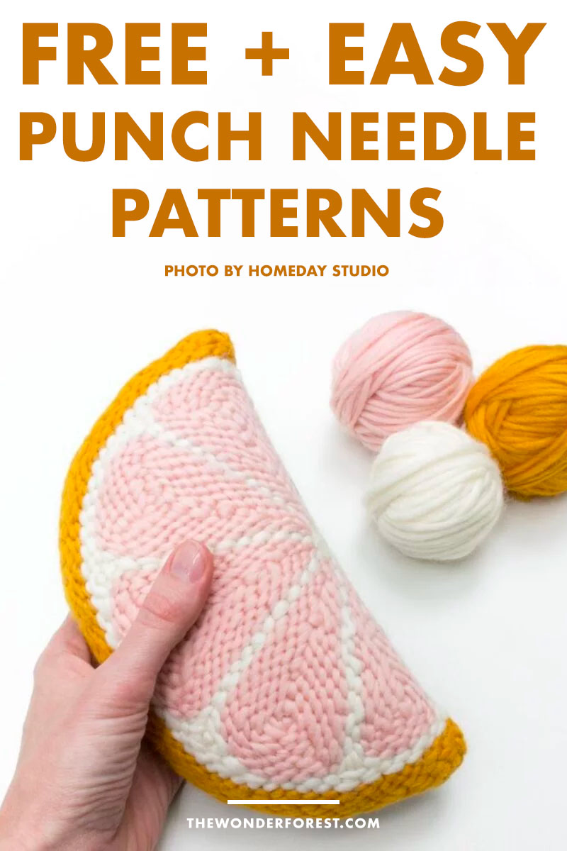 Punch Needle Embroidery Patterns and Projects