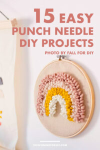 Punch Needle Coaster DIY Tutorial (SO EASY!!) 