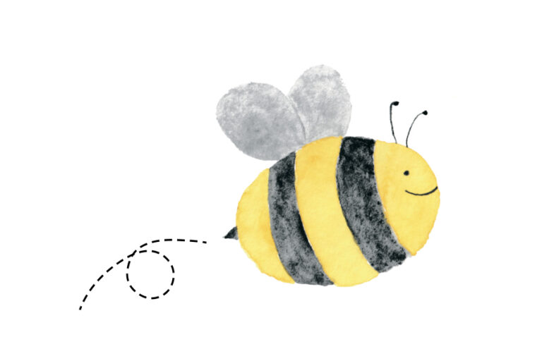 Valentine's Day Printable Card: Bee My Valentine