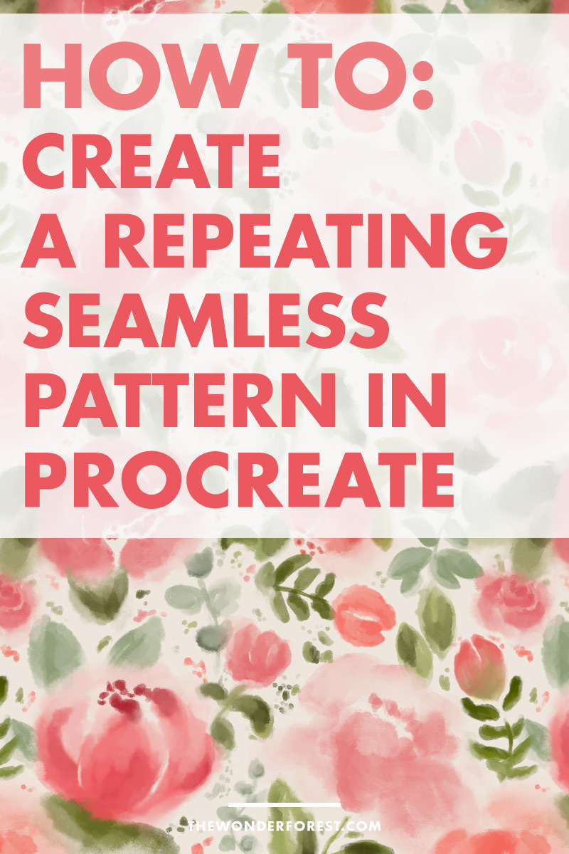 How to Create a Repeating Seamless Pattern in Procreate