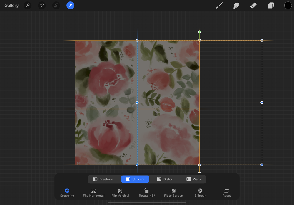 How to Create a Repeating Seamless Pattern in Procreate
