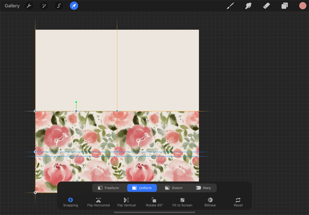 How to Create a Repeating Seamless Pattern in Procreate