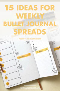 15 Creative Bullet Journal Weekly Spread Ideas