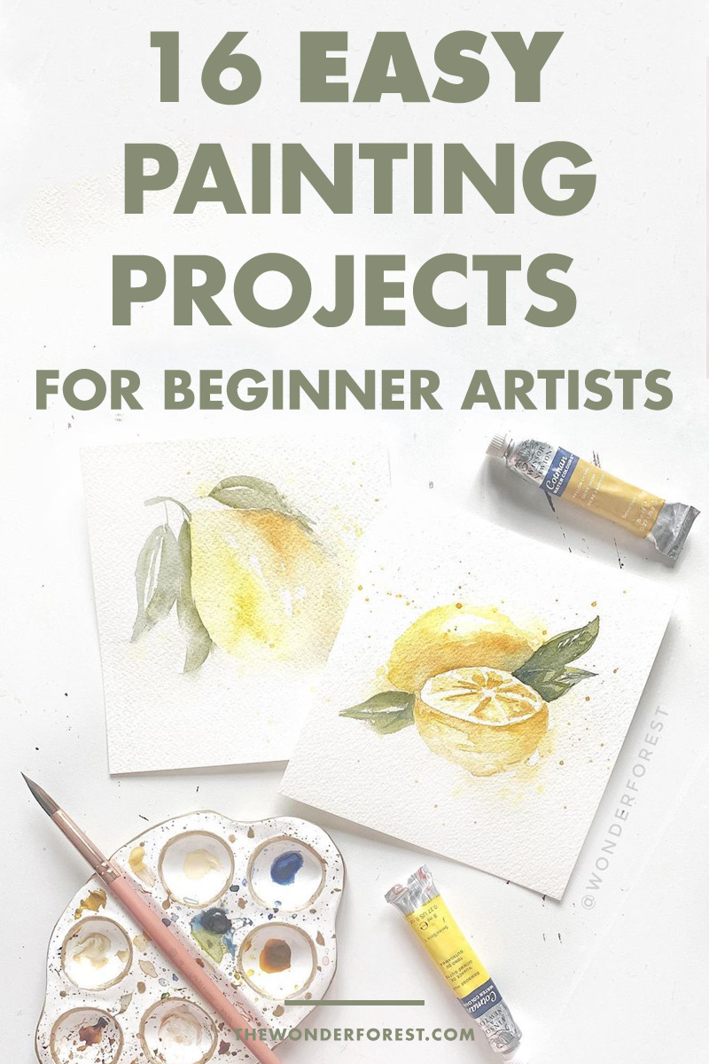 16 Easy Painting Projects For Beginner Artists 