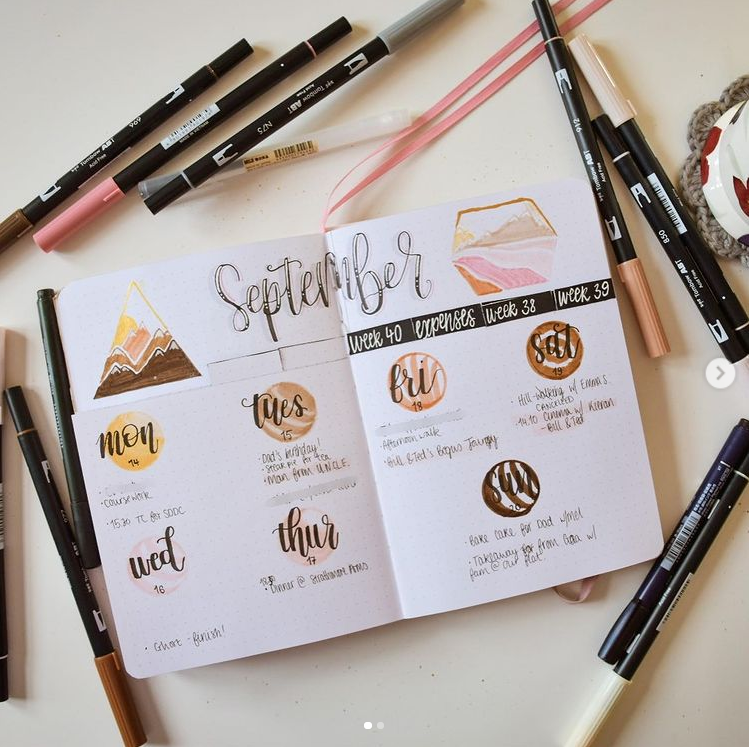 15 Creative Bullet Journal Weekly Spread Ideas