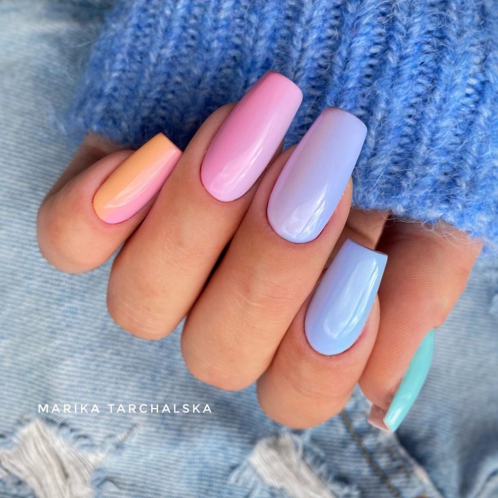 20 Gorgeous Pastel Nails For Spring - Wonder Forest