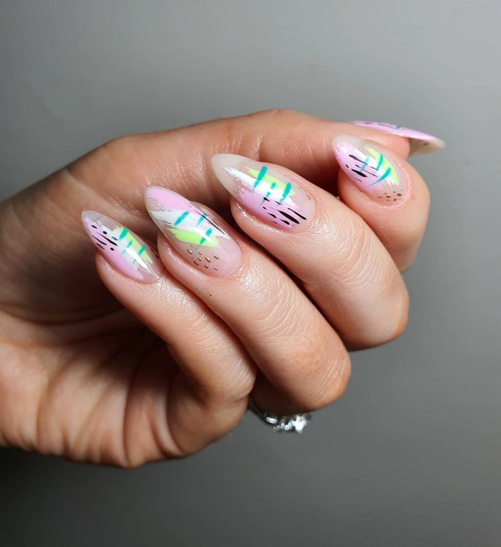 Alyssa Allen Creates Abstract Nail Art That Belongs In A Category Of Its  Own - FLEETSTREET