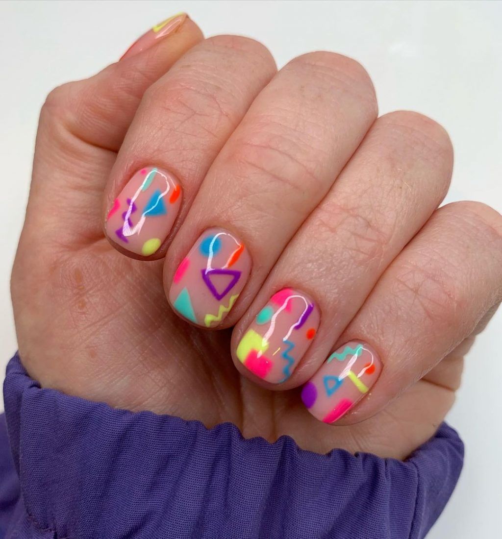 15 Bright Neon Nail Designs