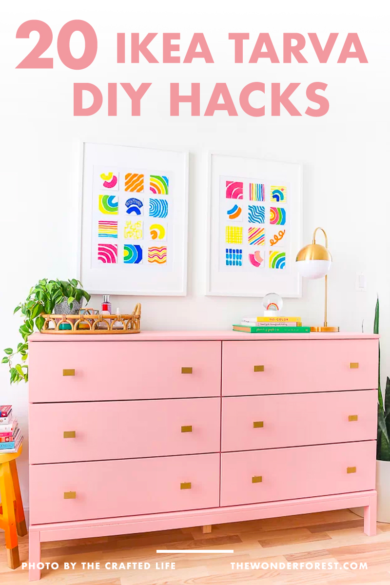 20 Ikea Tarva Dresser DIY Hacks