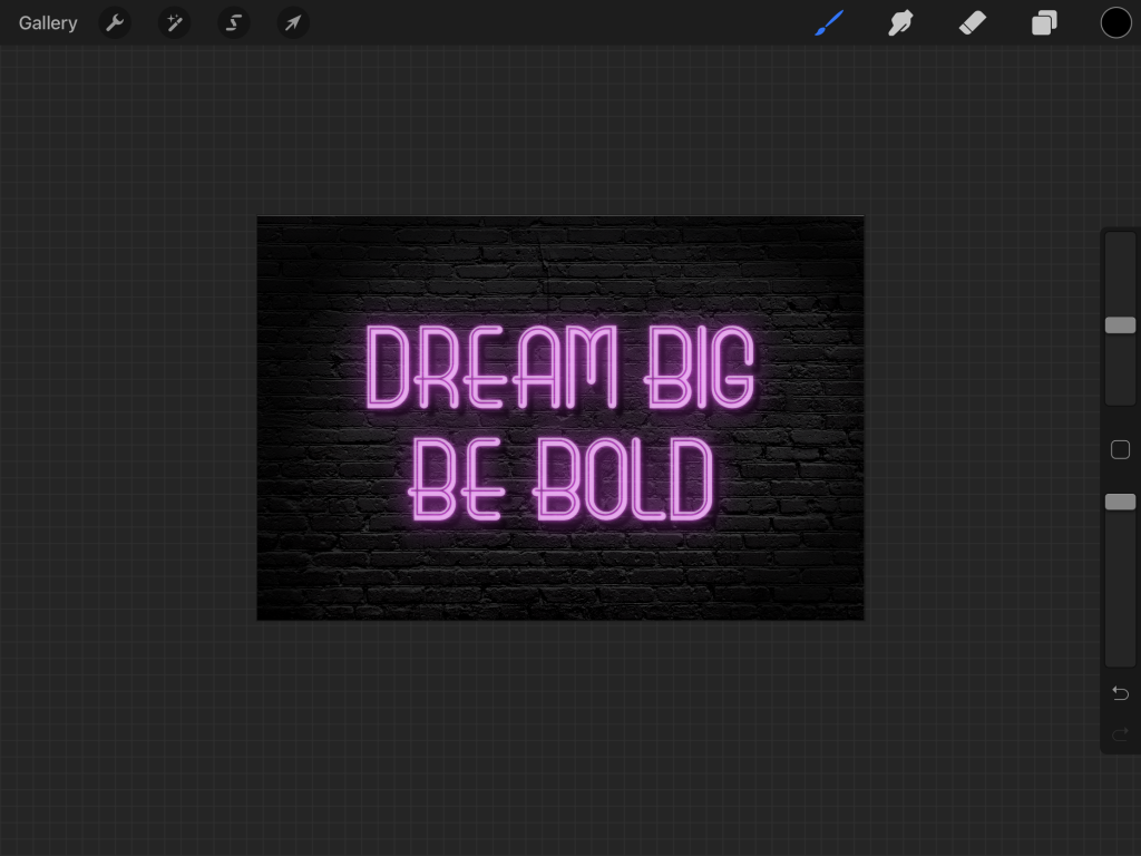 How to Create a Neon Sign in Procreate