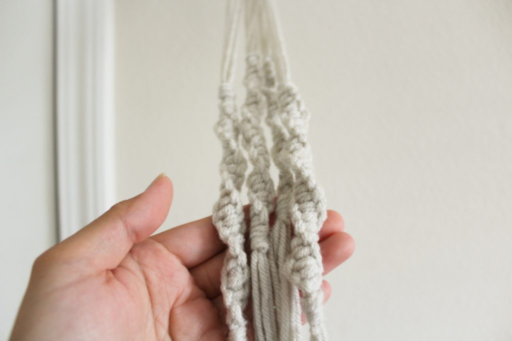 Summer Dollar Store DIY: Macrame Hanging Shelf