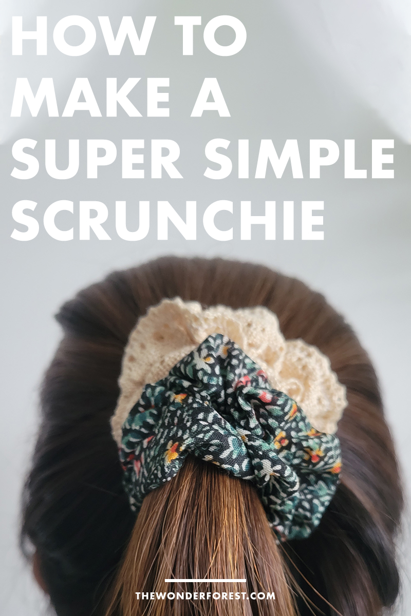 Sewing DIY: How to Make a Super Simple Hair Scrunchie