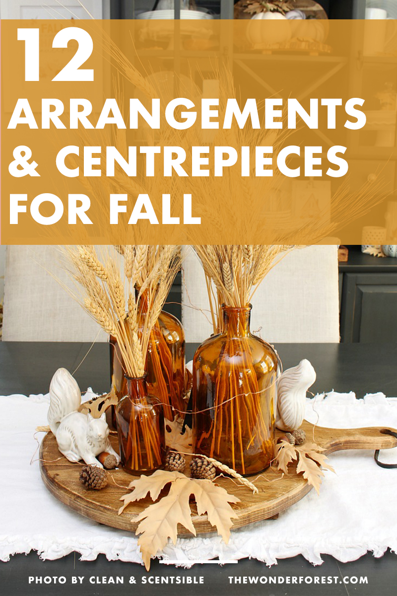 12 Fall Floral Arrangements and Centrepieces